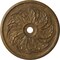 Ekena Millwork Sellek Ceiling Medallion (Fits Canopies up to 9"), Hand-Painted Rubbed Bronze, 42 1/8"OD x 1 7/8"P CM42SKRZS - alternate 1